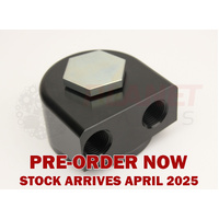 Billet Aluminium Remote Oil Filter Adaptor For 22mm x 1.5 thread (Suit BF FG FGX BARRA Engines) Z516