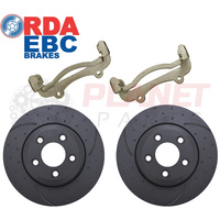 Ford BA-FG Falcon Front Brake Upgrade Kit - Inc. 322mm Brake Discs (Dimpled & Slotted)