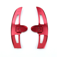 Billet Paddle Shifter Extension Buttons to suit Chevrolet Camaro 2010-2011 RED
