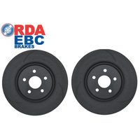 HSV E-Series (E1, E2, E3) Rear Brake Discs 350mm DIMPLED & SLOTTED (Pair) (RDA7376)