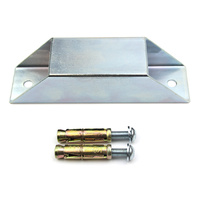 Ground Anchor Lock for Trailer Motorbike Bicycle Car Scooter (Zinc Coated)