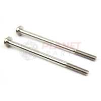 Ford Falcon BA BF FG FGX BARRA Top Timing Cover Titanium Bolts SET SILVER/RAW XR6 Turbo 4.0L 6 Cyl