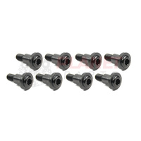 Ford Falcon BA BF BARRA Coil Cover Titanium Bolts SET BLACK XR6 Turbo 4.0L 6 Cyl