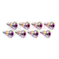 Ford Falcon BA BF BARRA Coil Cover Titanium Bolts SET RAINBOW XR6 Turbo 4.0L 6 Cyl