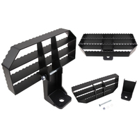 Heavy Duty FOLDING Tow Bar Step Universal Fit (BLACK)