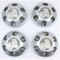 USED SET OF 4 Holden RC Colorado (2008-2011) CENTRE CAPS to suit Steel Wheel Rim 15"x6.5"