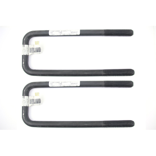 TWO NEW GENUINE Rear Spring U-Bolts 2011-2024 Chevrolet Silverado 11610960 M18x2.5x265