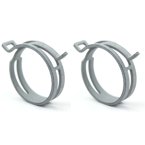 TWO NEW GENUINE 19354854 Radiator Inlet Hose CLAMPS PAIR 2017-2019 Chevrolet Silverado DURAMAX