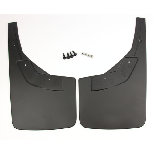 GENUINE GM HSV Chevrolet Silverado 2014-2019 Front Splash Guards PAIR BLACK 22894859