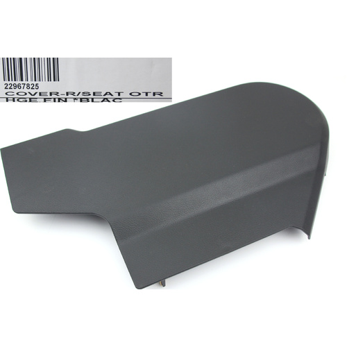 NEW GENUINE BLACK Rear LHS Seat Outer Hinge Finish Cover 22967825 2014-2019 Chevrolet Silverado