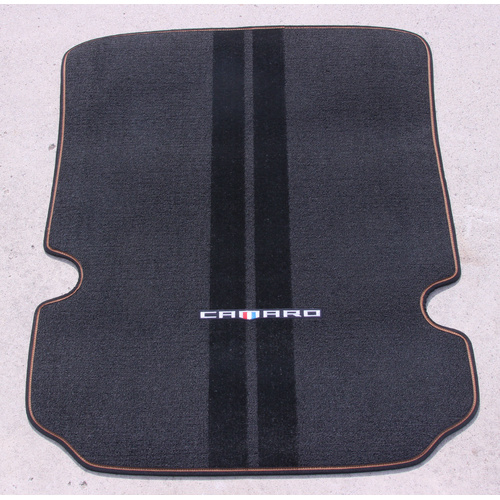 NEW GENUINE 23507996 Boot Cargo Mat Black w/ Kalahari Stitching, Camaro Script for Coupe Models CHEV CAMARO 2018-2019