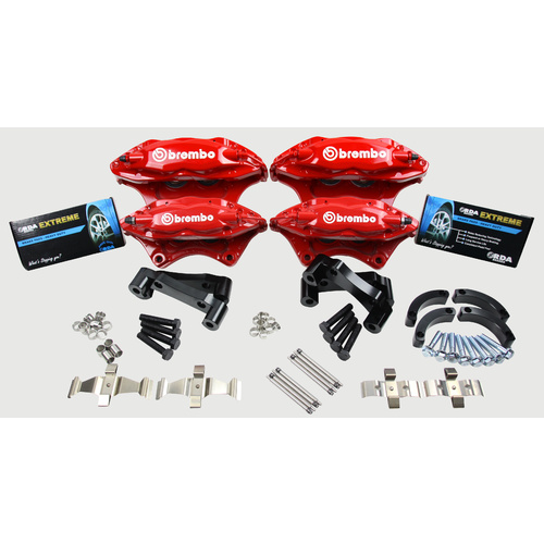 Holden VT VU VX VY VZ Commodore Brembo Big Brake Kit 4-Piston (Front and Rear) (Inc. Brake Pads)