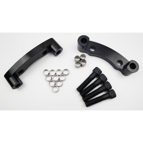 Holden VT VU VX VY VZ Commodore FRONT Brembo Big Brake Brackets/Adaptors - to fit Cadillac CTS-V 6 Piston front calipers