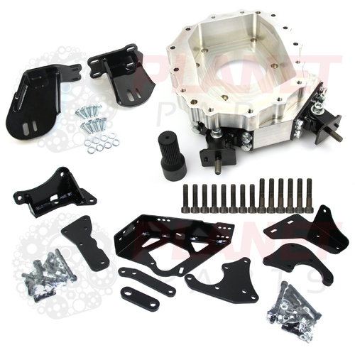 BARRA PATROL BUNDLE KIT: Nissan ZD30 Patrol to Ford Falcon BARRA Engine Conversion Mounts, Brackets & ZF 6HP26 Adaptor