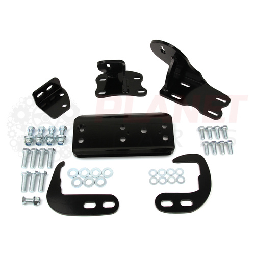 BOLT-IN ENGINE MOUNTS for Nissan GQ GU Patrol TD42 TB45 TB48 TB42 to Ford Falcon BARRA Engine Conversion BRACKETS (inc. XR6 Turbo) GQ GU