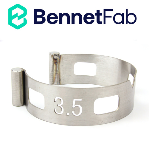 Bennet Fab Stainless Steel Tacking Band - SIZE: 3.5” (88.9mm)