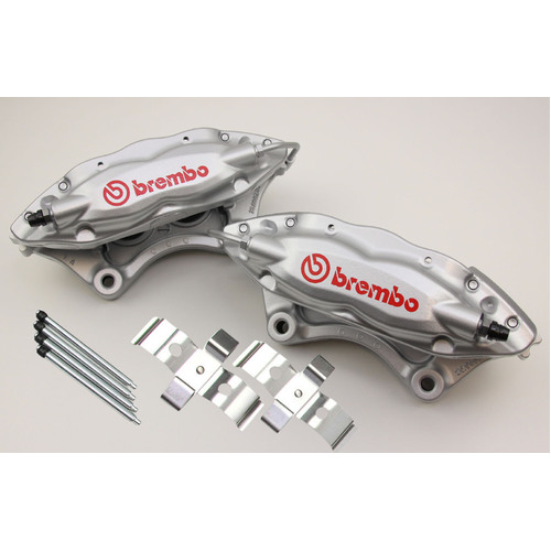 Holden VE-VF Commodore Rear Brembo Brake Upgrade Kit (Red & Silver) (No Brake Pads)