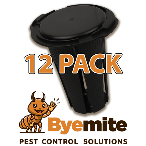 GOLD 12 PACK - BYEMITE Inground Bait Stations Treatment Inspection Monitor DIY Barrier Protection