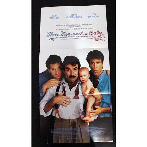 Three Men and a Baby (1987) Daybill Movie Poster
