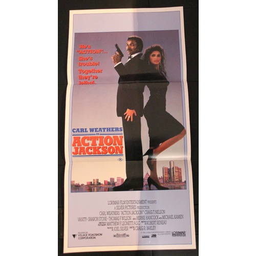 Action Jackson (1988) Daybill Movie Poster