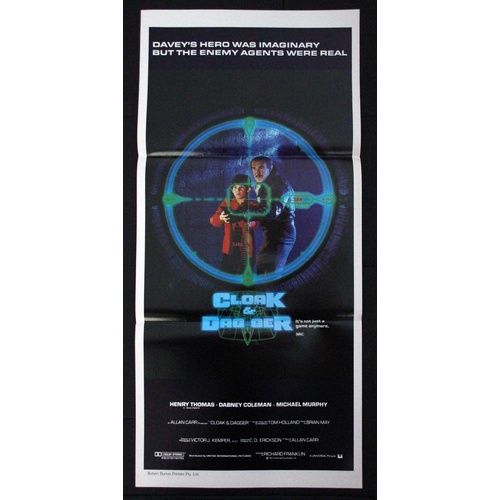 Cloak & Dagger (1984) Daybill Movie Poster