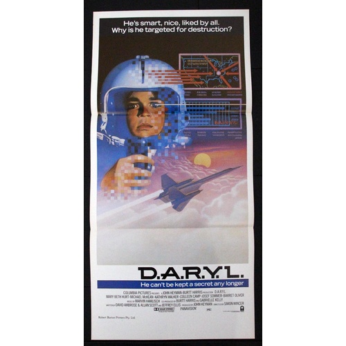 D.A.R.Y.L. (1985) Daybill Movie Poster