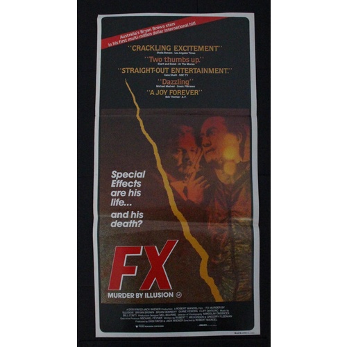 F/X (1986) Daybill Movie Poster
