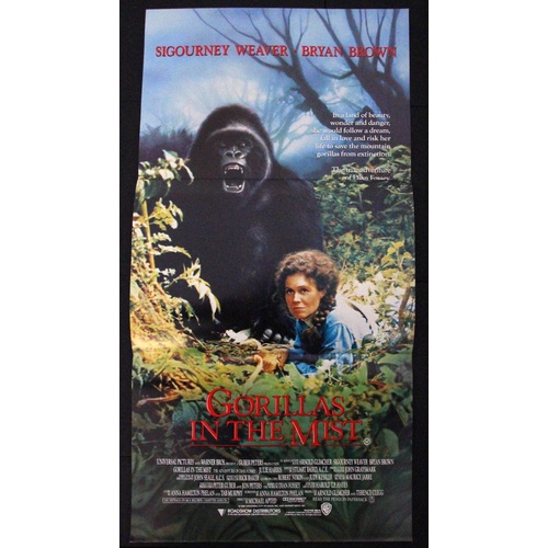Gorillas in the Mist (1988) Daybill Movie Poster