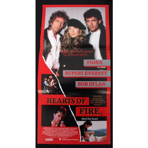 Hearts of Fire (1987) Daybill Movie Poster