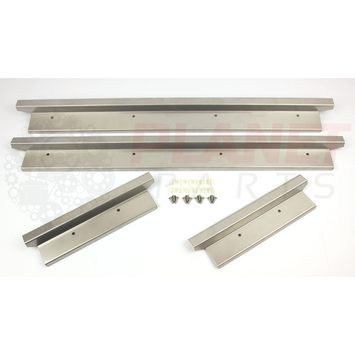 Stainless Steel Door Sill Trims to suit Toyota Landcruiser DUAL CAB 79 Series & 76 Series WAGON SET OF 4 FRONT & REAR