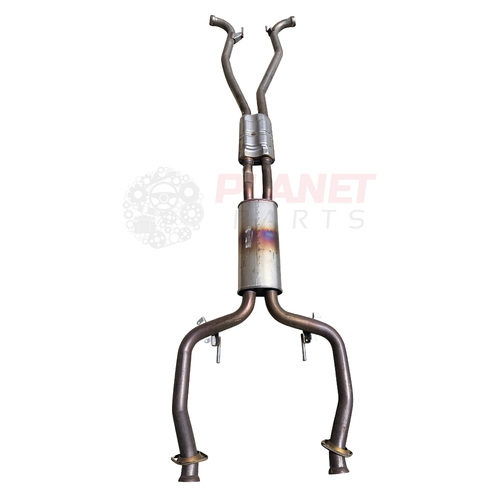 Holden VF Series 2 Commodore (Sedan & Wagon) SS V8 Exhaust Centre Pipe (Clamp-Type) (without O2 Sensor Bungs/Holes)