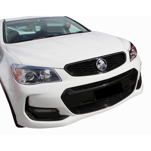 Holden VF Commodore Headlight Eyelids/Eyebrows (Chrome)