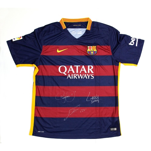 neymar autographed jersey