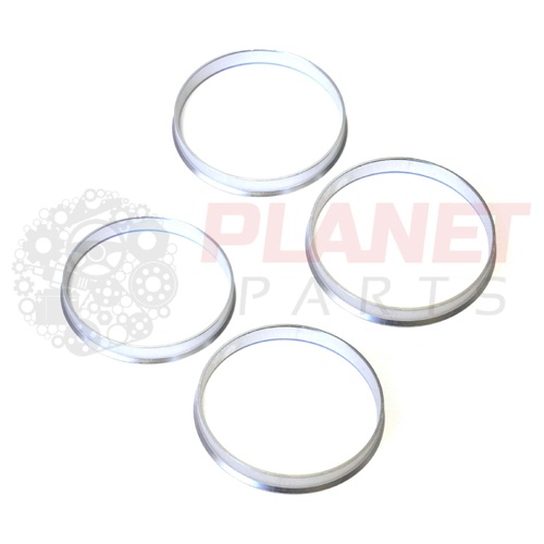 Aluminium Wheel Hub Centric Rings (Set of 4) OD: 73.1mm ID: 64.1mm