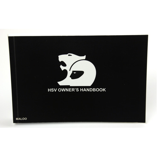 GENUINE HSV OWNERS MANUAL HANDBOOK VE3 MALOO VE E-SERIES HSV-00A-100502 NEW