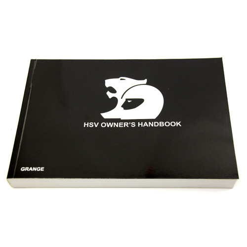 GENUINE HSV OWNERS MANUAL WM3 GRANGE E-SERIES VE HSV-00A-101301 NEW