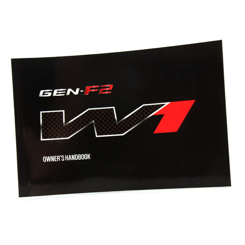 GENUINE HSV OWNERS MANUAL- GEN-F GTSR W1 MY17 2017 HSV-00A-170703 NEW