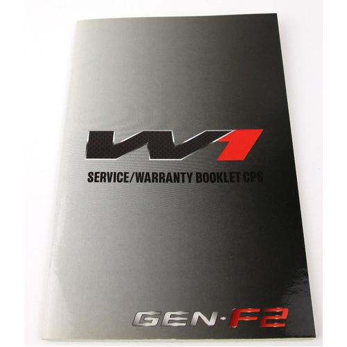 GENUINE HSV SUPPLEMENT OWNERS MANUAL SERVICE WARRANTY CPS BOOKLET MY17 GEN-F GTSR W1