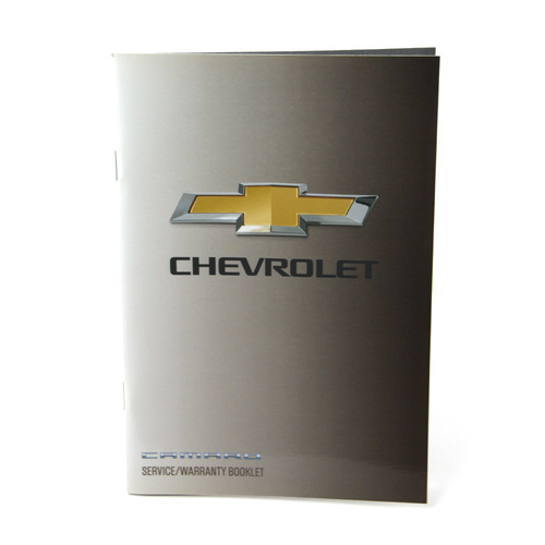 GENUINE HSV SUPPLEMENT OWNERS MANUAL SERVICE WARRANTY BOOKLET MY18 CHEVROLET CAMARO 