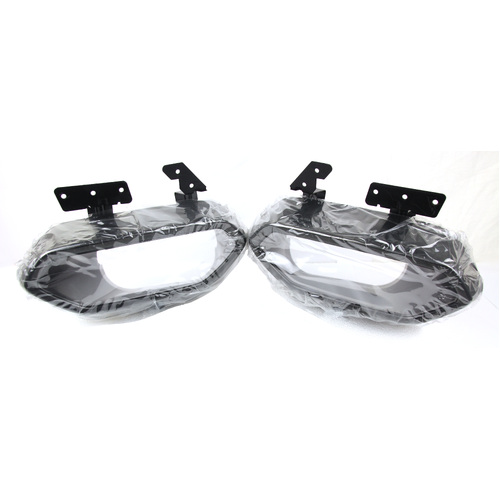 GENUINE HSV VE E3 R8 BLACK EDITION GLOSS Muffler Exhaust Pipe Tips SEDAN PAIR NEW