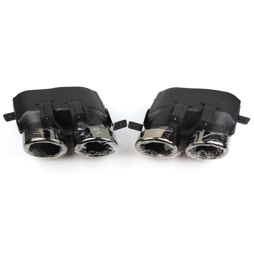 GENUINE HSV GEN-F 2 SV BLACK EDITION Muffler Exhaust Pipe Tips SEDAN PAIR NEW GTS R8 VF