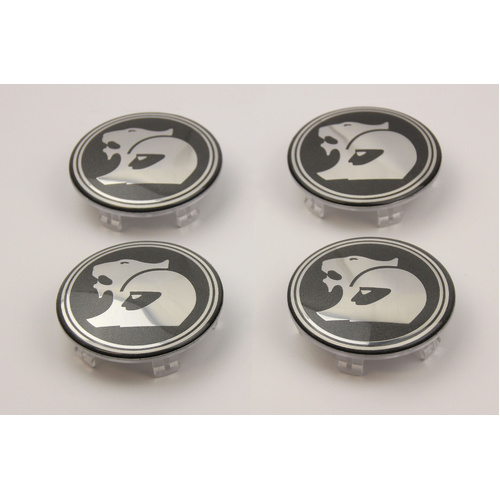 SET OF 4 GENUINE HSV VT VX VY VZ DARK GREY Wheel Centre Cap suit AWD Coupe GTO Clubsport R8 Maloo