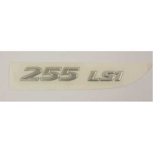 GENUINE HSV '255 LS1' CHROME Bootlid Badge for VX R8 Clubsport Maloo Senator Grange VT REAR