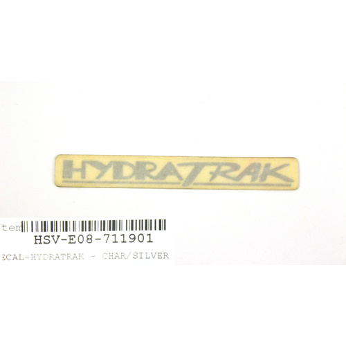 GENUINE HSV VR VS CLUBSPORT GTS SENATOR HYDRATRAK CHAR/SILVER REAR BOOT LID BADGE DECAL NEW HSV-E08-711901