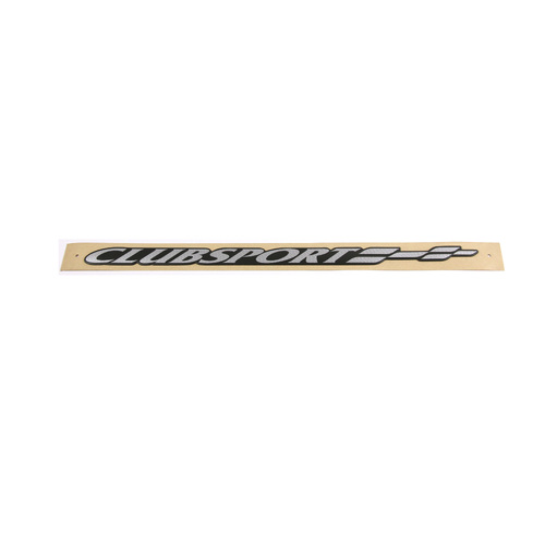 GENUINE HSV DECAL 'Clubsport' VT Series 1 LHS Rear Door Side Badge STICKER NEW R8