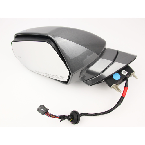 GENUINE HSV Chevrolet Camaro SS 2SS 2018-on LHS Door Mirror Assembly SATIN STEEL GREY NEW