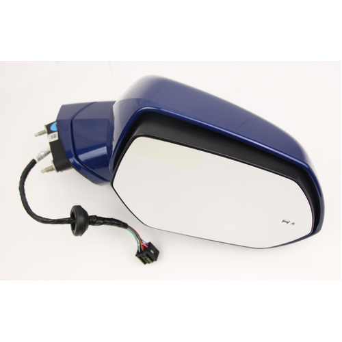 GENUINE HSV Chevrolet Camaro SS 2SS 2018-on RHS Door Mirror Assembly RIVERSIDE BLUE METALLIC NEW