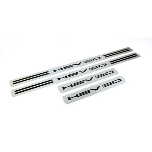 GENUINE SET HSV VF GEN-F2 'HSV 30' FRONT & REAR Sill Scuff Plates PAIR NEW 2017 30th Anniversary