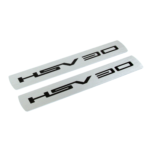 GENUINE HSV VF GEN-F2 'HSV 30' REAR Sill Scuff Plates PAIR NEW 2017 30th Anniversary