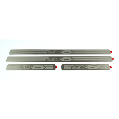 GENUINE HSV Holden VE-VF SV6 Commodore Front & Rear Door Sill Scuff Plates SET NEW HSVi